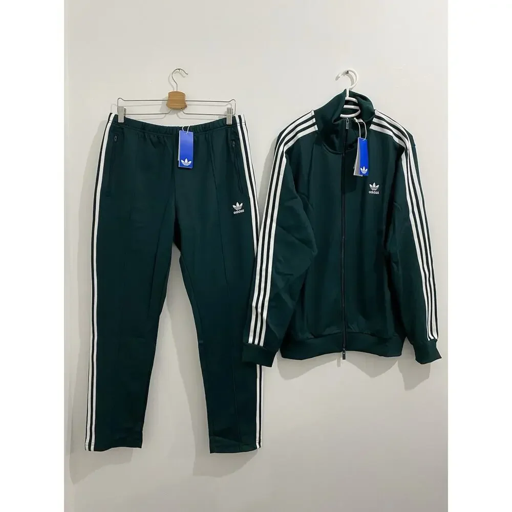 Adidas Originals Adicolor Beckenbauer Tracksuit Aurora Ivy White Size XL